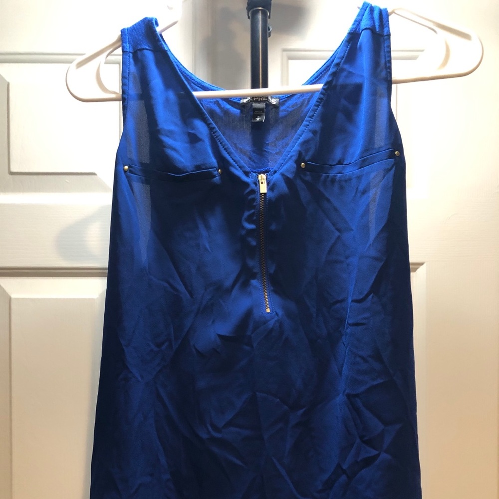 Express Blue Tank